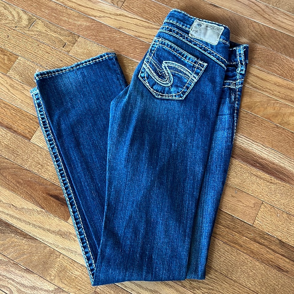 Like new silver brand jeans, size 27